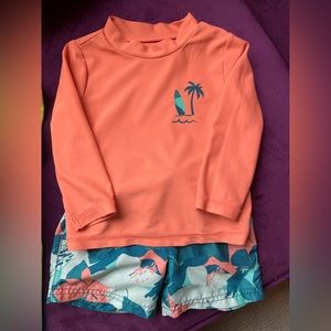 *Bundle* Baby Boy Swimwear Size: 12 Months (Both) - Gently Worn